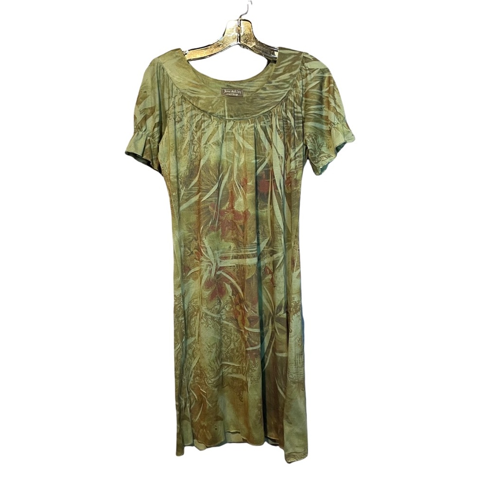 🌈Green Floral Dress :: Small 🌈